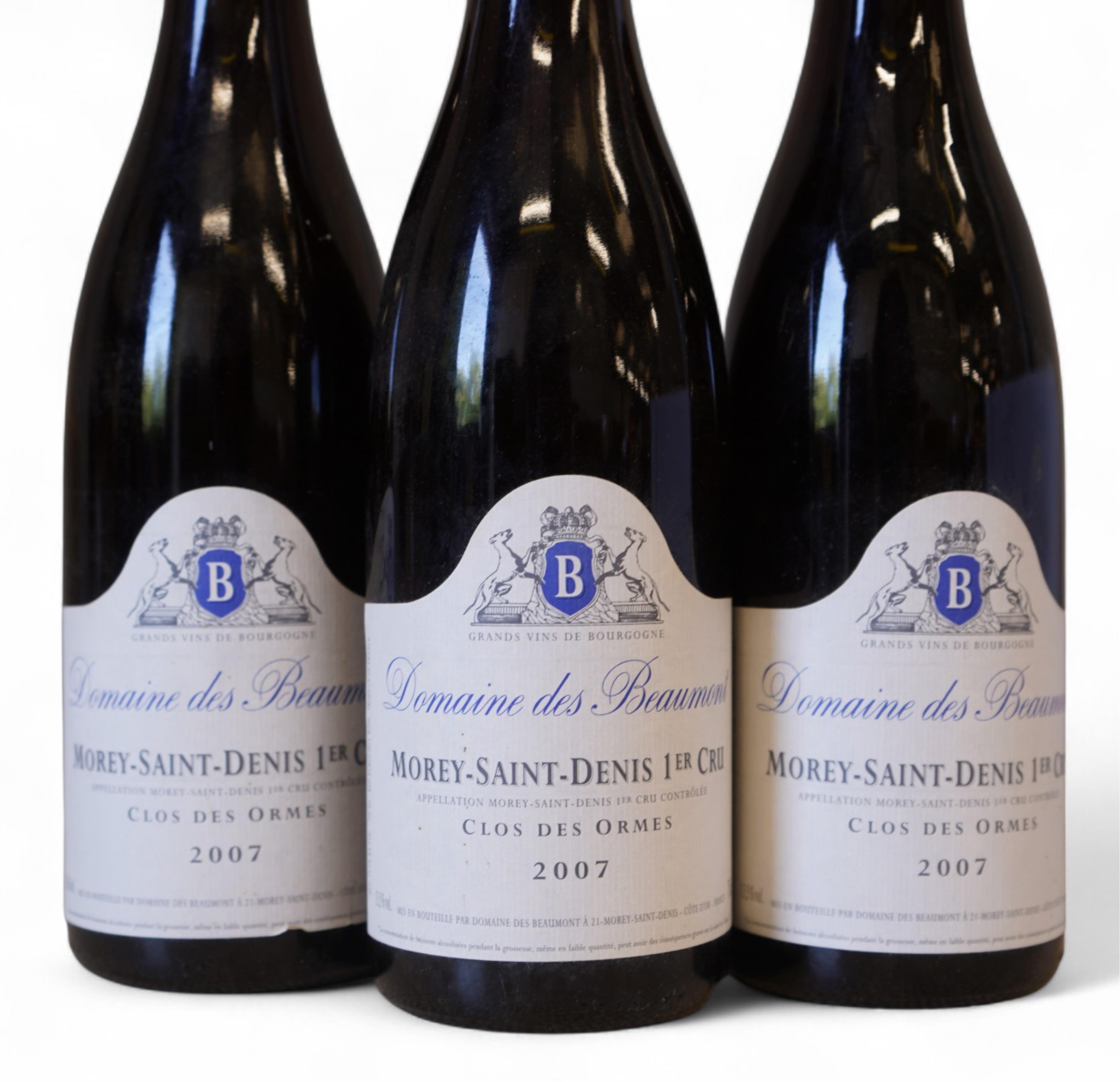 Domaine des Beaumont, Clos des Ormes, 2007